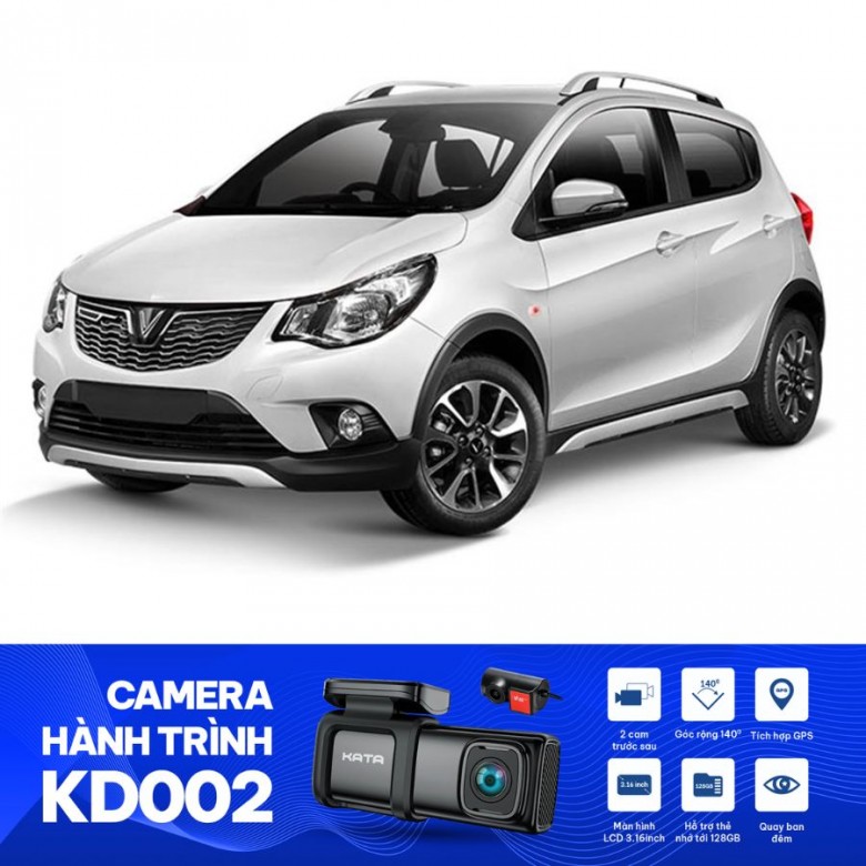 Lắp Camera Hành Trình KD002 Cho VinFast Fadil